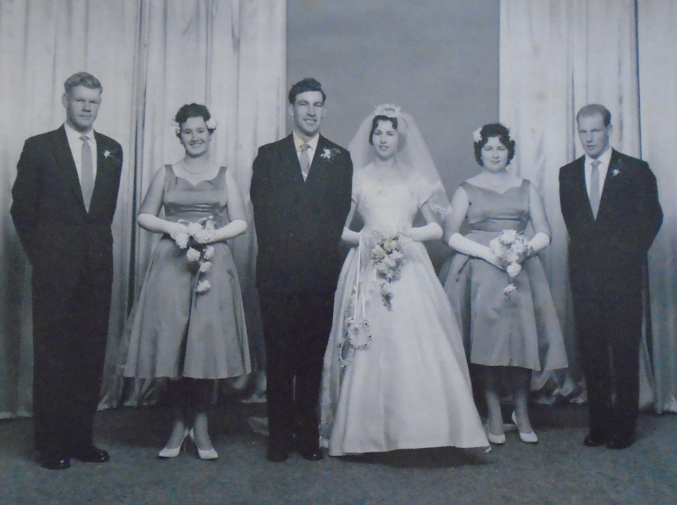 Philip and Dawn HOPKIRK wedding, May 1961