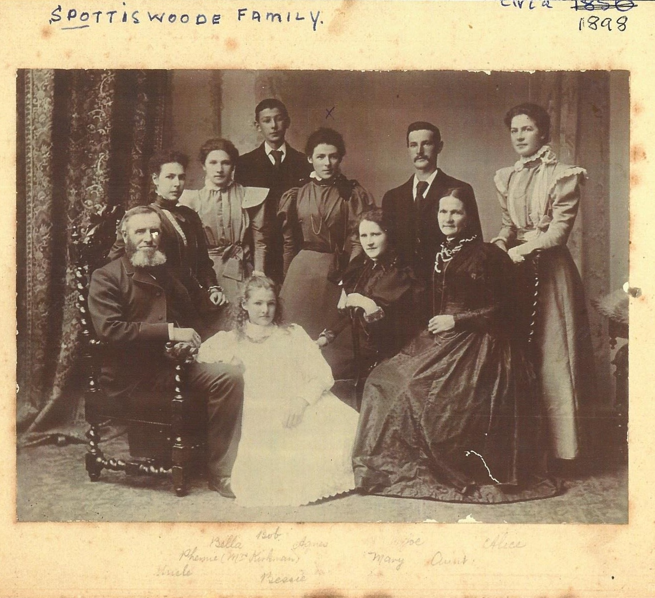 Robert Spottiswoode Family