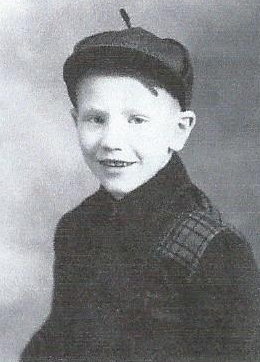 David Hopkirk as a young child