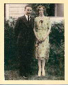 Maurice and Millie on Wedding Day