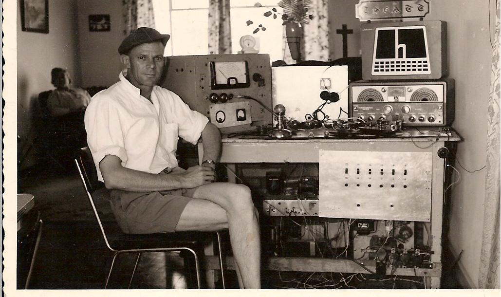 John Pretorius and his Ham Radio system
