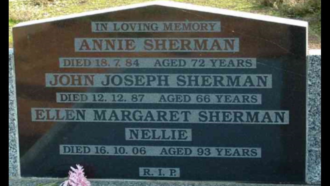 Sherman children Gravestone